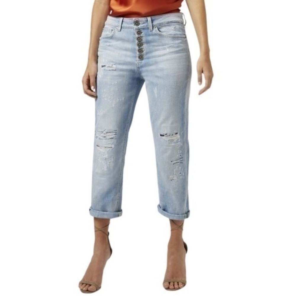 Dondup Koons Loose Fit Jeans in Light Wash